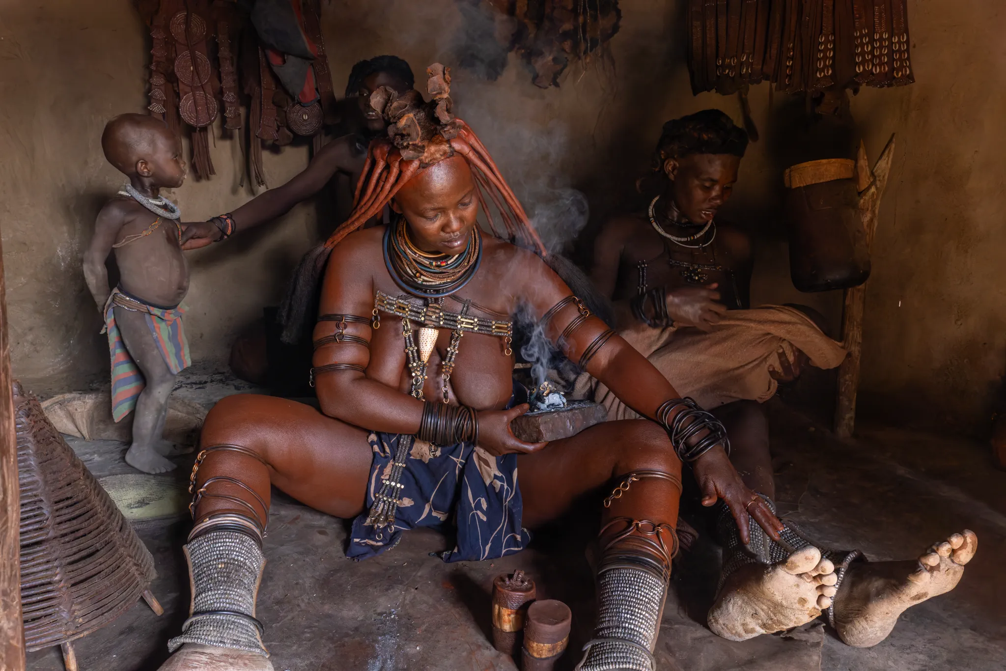 Himba overnight stay in Opuwo, Kaokoland Namibia